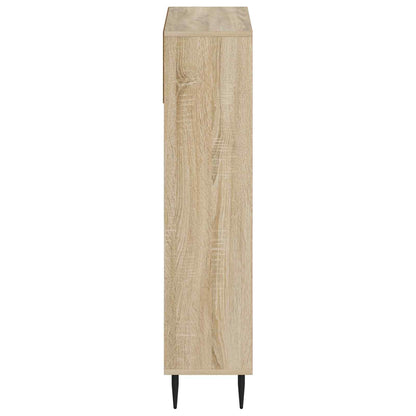 vidaXL Shoe Cabinet ZWOLLE 78 x 24 x 103 cm Engineered Wood Sonoma Oak