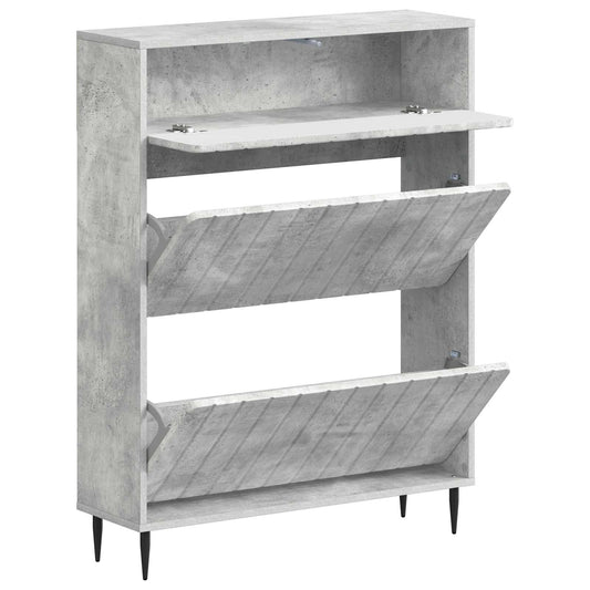 vidaXL Shoe Cabinet ZWOLLE 78 x 24 x 103 cm Engineered Wood