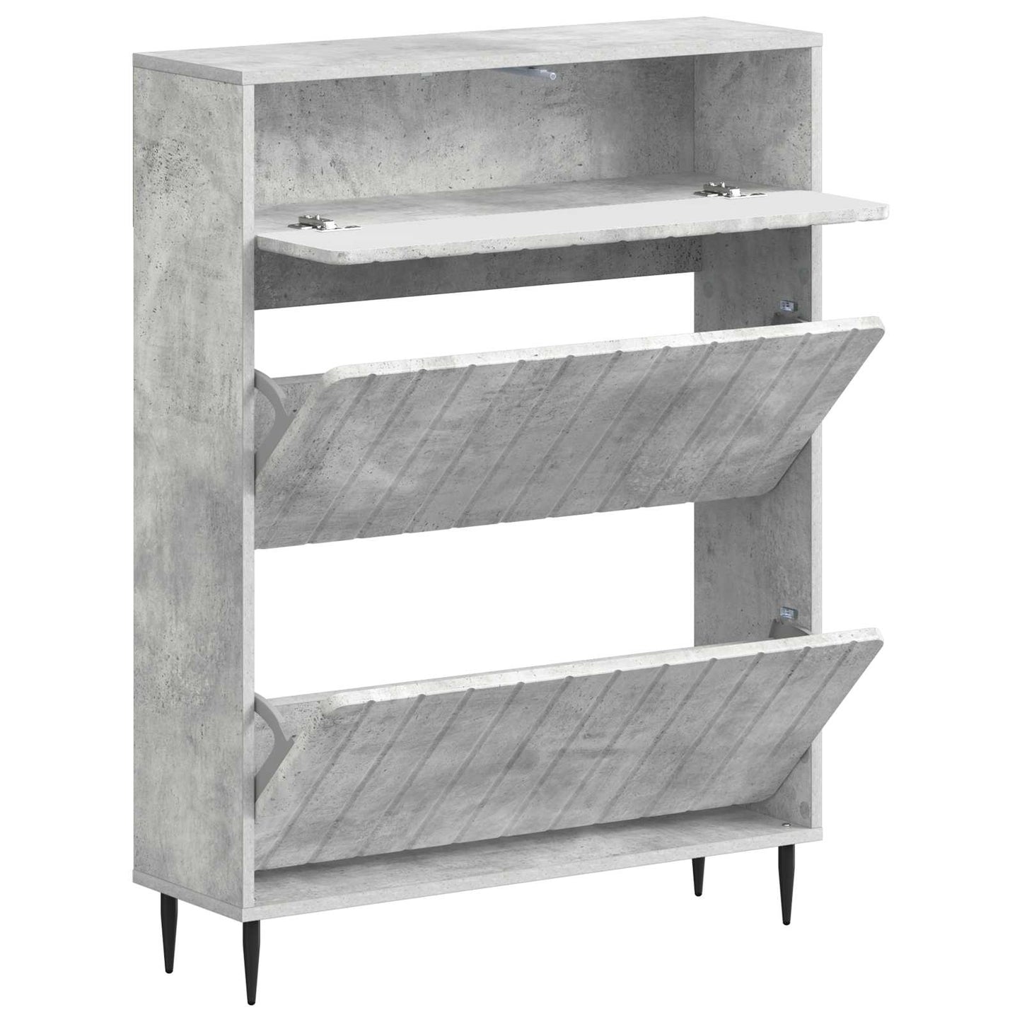 vidaXL Shoe Cabinet ZWOLLE 78 x 24 x 103 cm Engineered Wood