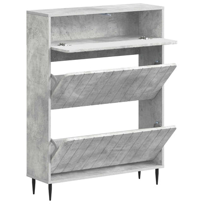 vidaXL Shoe Cabinet ZWOLLE 78 x 24 x 103 cm Engineered Wood