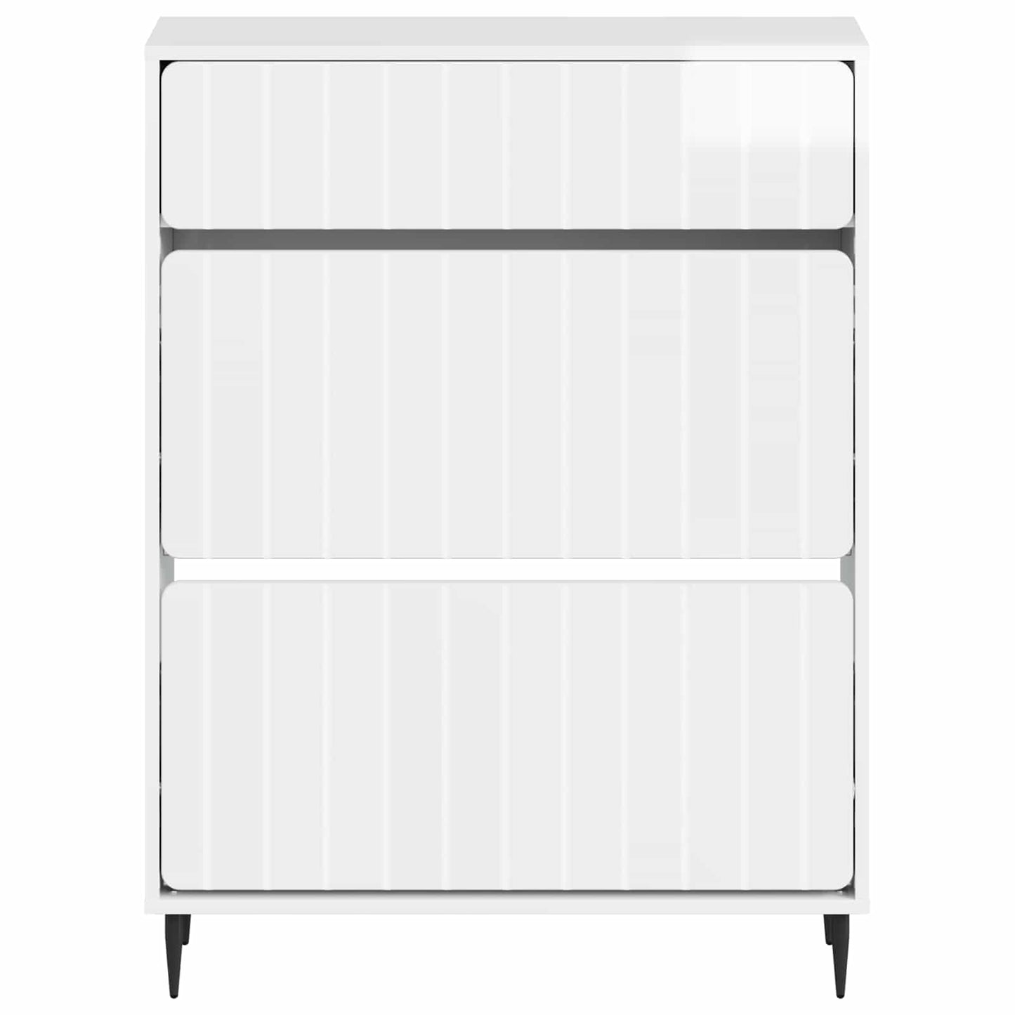 vidaXL Shoe Cabinet ZWOLLE 78 x 24 x 103 cm Engineered Wood