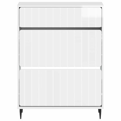 vidaXL Shoe Cabinet ZWOLLE 78 x 24 x 103 cm Engineered Wood