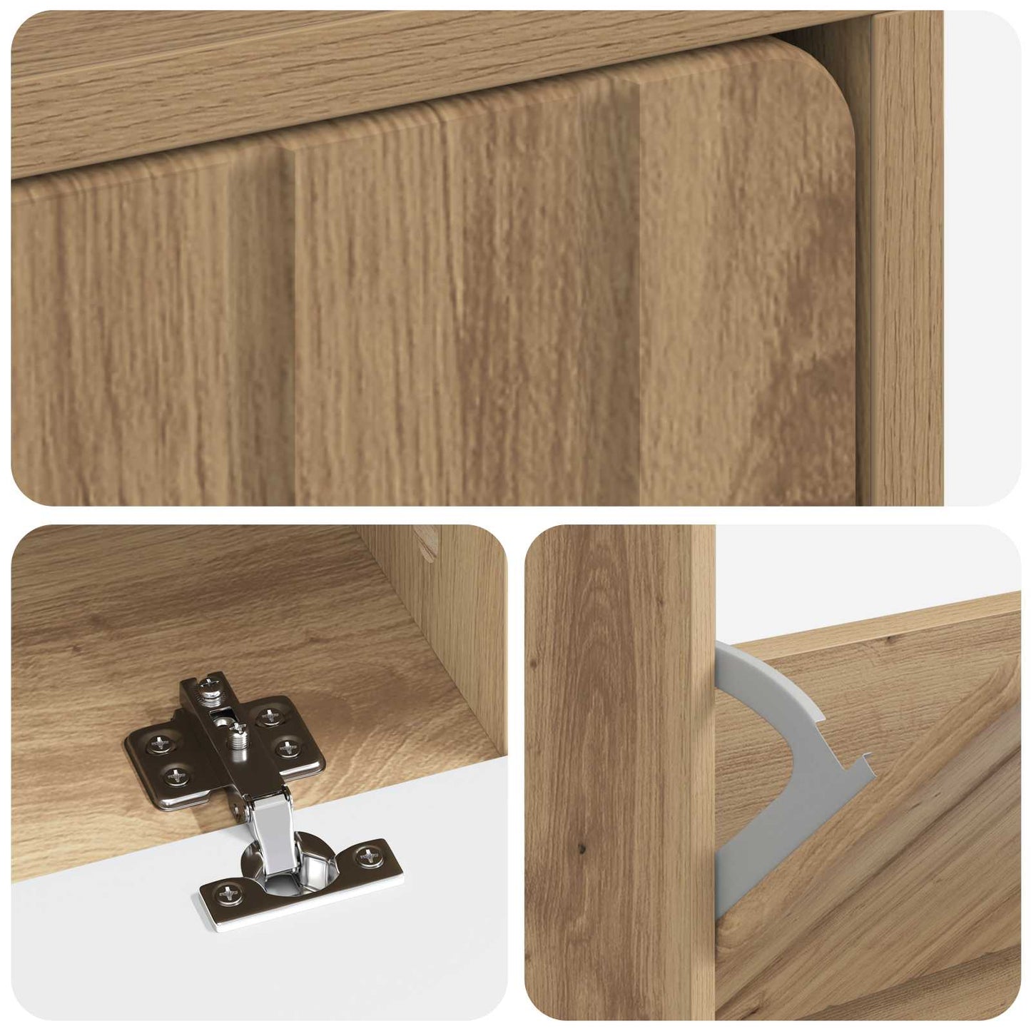 vidaXL Shoe Cabinet ZWOLLE 78 x 24 x 103 cm Engineered Wood