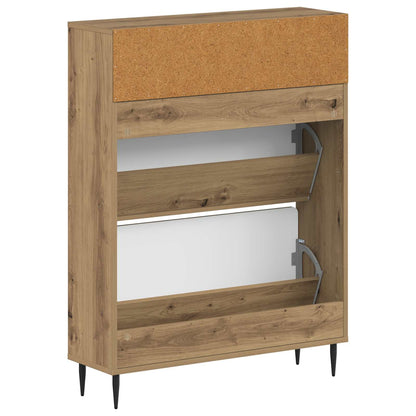 vidaXL Shoe Cabinet ZWOLLE 78 x 24 x 103 cm Engineered Wood