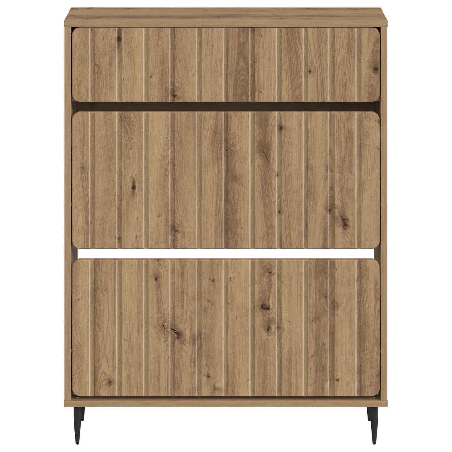 vidaXL Shoe Cabinet ZWOLLE 78 x 24 x 103 cm Engineered Wood