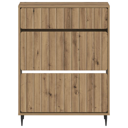 vidaXL Shoe Cabinet ZWOLLE 78 x 24 x 103 cm Engineered Wood
