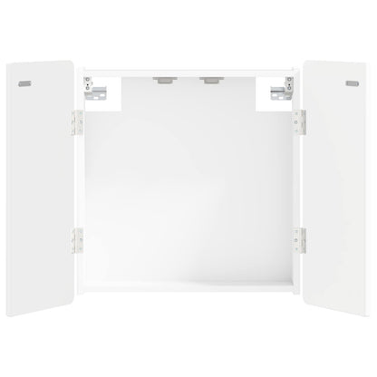 vidaXL Dartboard Cabinet ZWOLLE White 52.5 x 10.5 x 57.5 cm