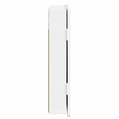 vidaXL Dartboard Cabinet ZWOLLE White 52.5 x 10.5 x 57.5 cm