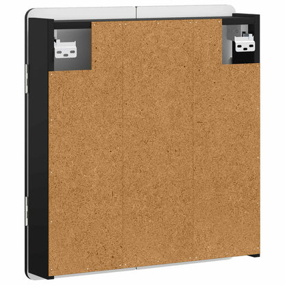 vidaXL Dartboard Cabinet ZWOLLE Black 52.5 x 10.5 x 57.5 cm