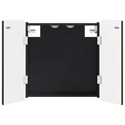 vidaXL Dartboard Cabinet ZWOLLE Black 52.5 x 10.5 x 57.5 cm