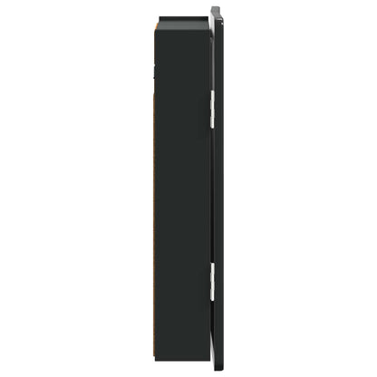 vidaXL Dartboard Cabinet ZWOLLE Black 52.5 x 10.5 x 57.5 cm