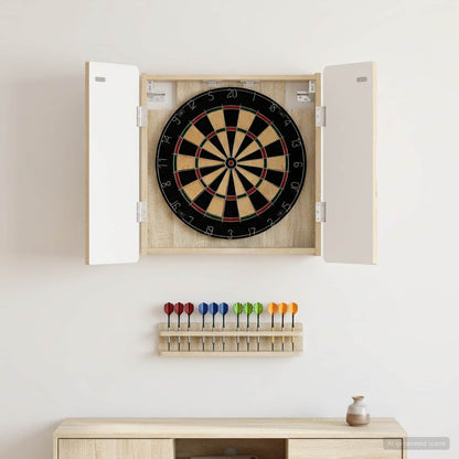 vidaXL Dartboard Cabinet ZWOLLE Sonoma Oak 52.5 x 10.5 x 57.5 cm