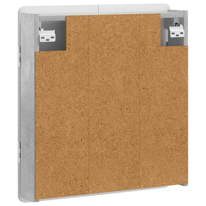 vidaXL Dartboard Cabinet ZWOLLE Concrete Grey 52.5 x 10.5 x 57.5 cm