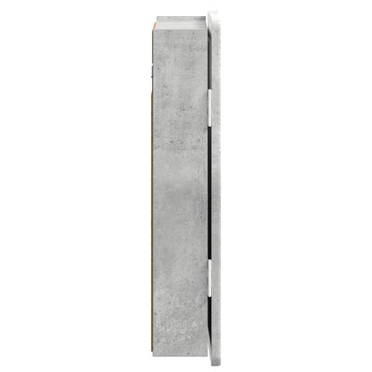 vidaXL Dartboard Cabinet ZWOLLE Concrete Grey 52.5 x 10.5 x 57.5 cm