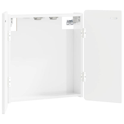 vidaXL Dartboard Cabinet ZWOLLE High Gloss White 52.5 x 10.5 x 57.5 cm
