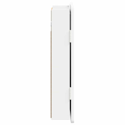 vidaXL Dartboard Cabinet ZWOLLE High Gloss White 52.5 x 10.5 x 57.5 cm