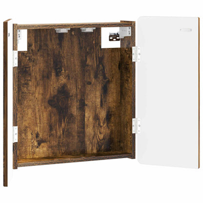 vidaXL Dartboard Cabinet ZWOLLE Smoked Oak 52.5 x 10.5 x 57.5 cm