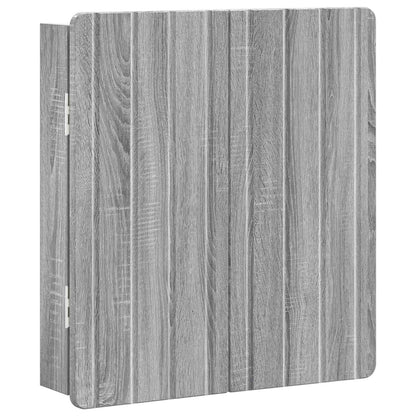 vidaXL Dartboard Cabinet ZWOLLE Grey Sonoma 52.5 x 10.5 x 57.5 cm