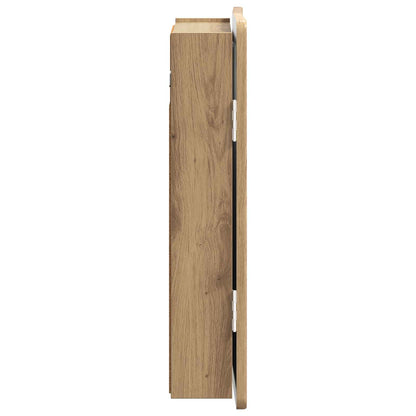 vidaXL Dartboard Cabinet ZWOLLE Artisan Oak 52.5 x 10.5 x 57.5 cm
