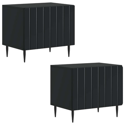 vidaXL TV Cabinet Black Engineered Wood