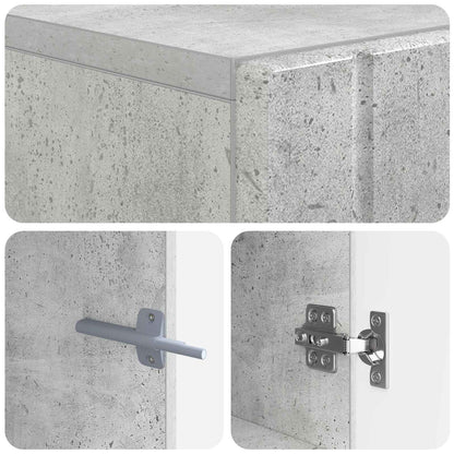 vidaXL TV Cabinet Concrete Grey Engineered Wood
