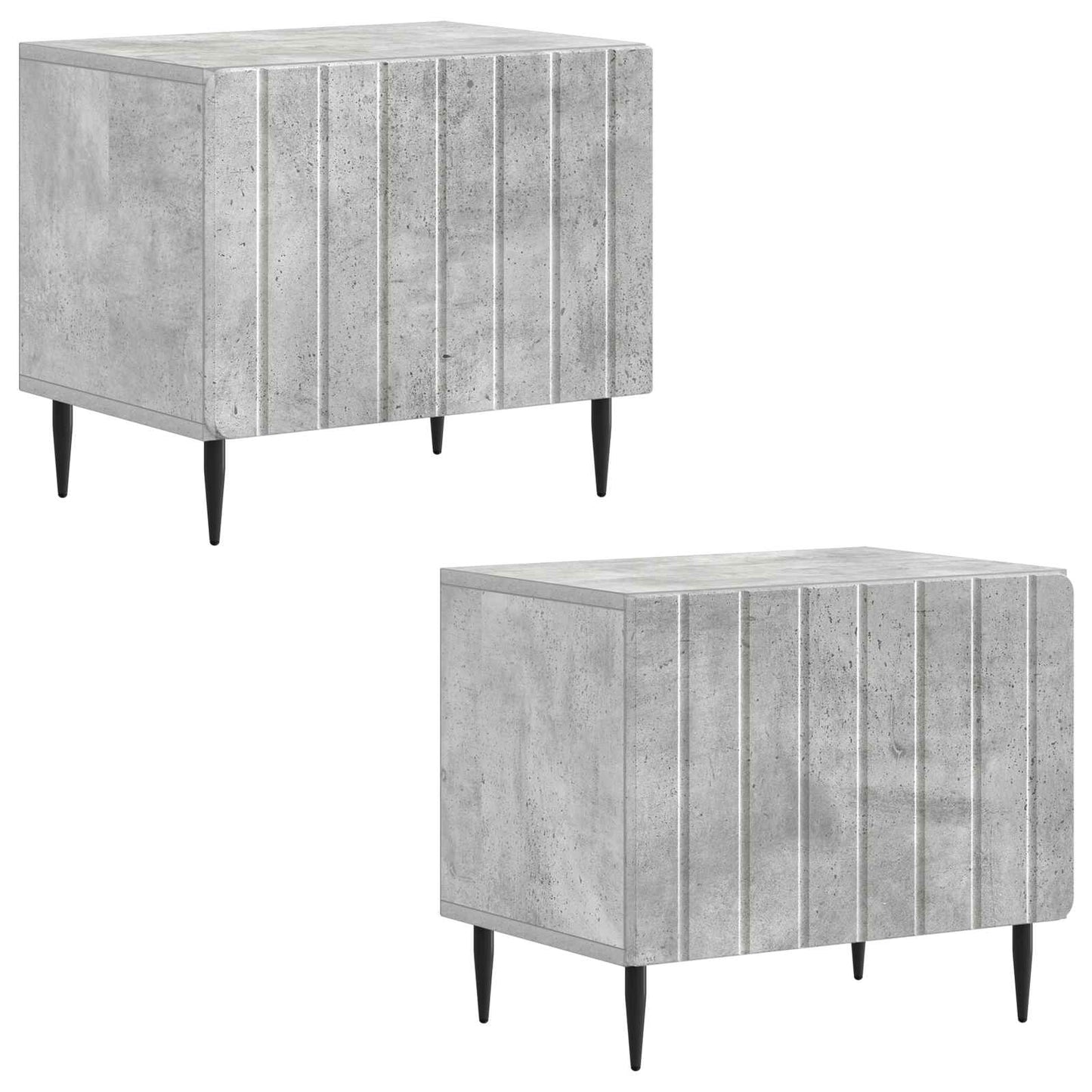 vidaXL TV Cabinet Concrete Grey Engineered Wood