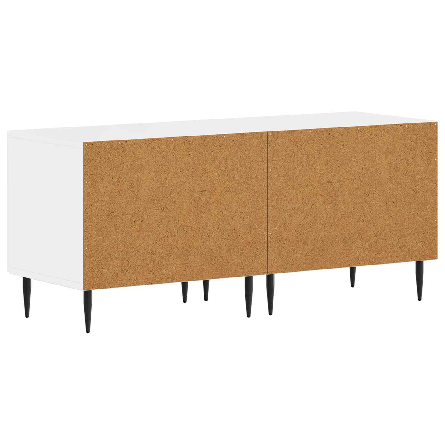vidaXL TV Cabinet High Gloss White Engineered Wood