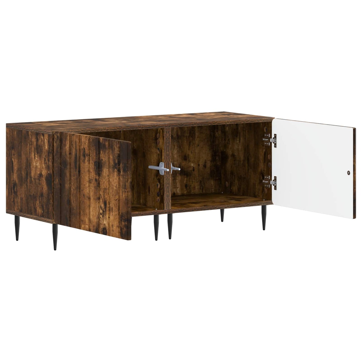 vidaXL TV Cabinet Smoked Oak Engineered Wood