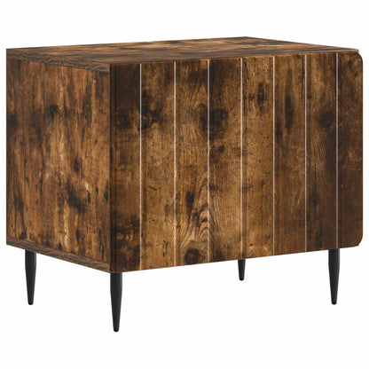 vidaXL TV Cabinet Smoked Oak Engineered Wood