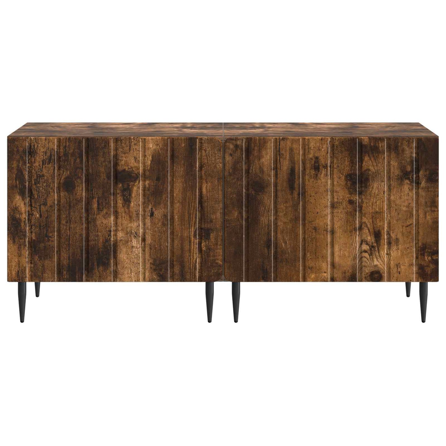 vidaXL TV Cabinet Smoked Oak Engineered Wood
