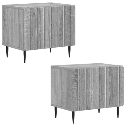 vidaXL TV Cabinet Grey Sonoma Engineered Wood