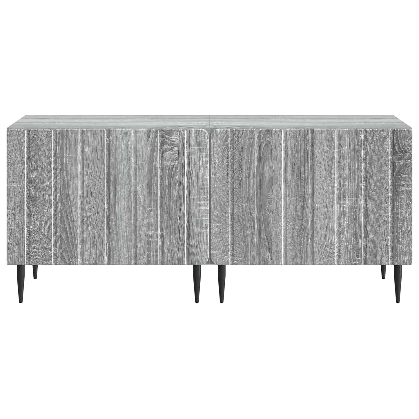 vidaXL TV Cabinet Grey Sonoma Engineered Wood