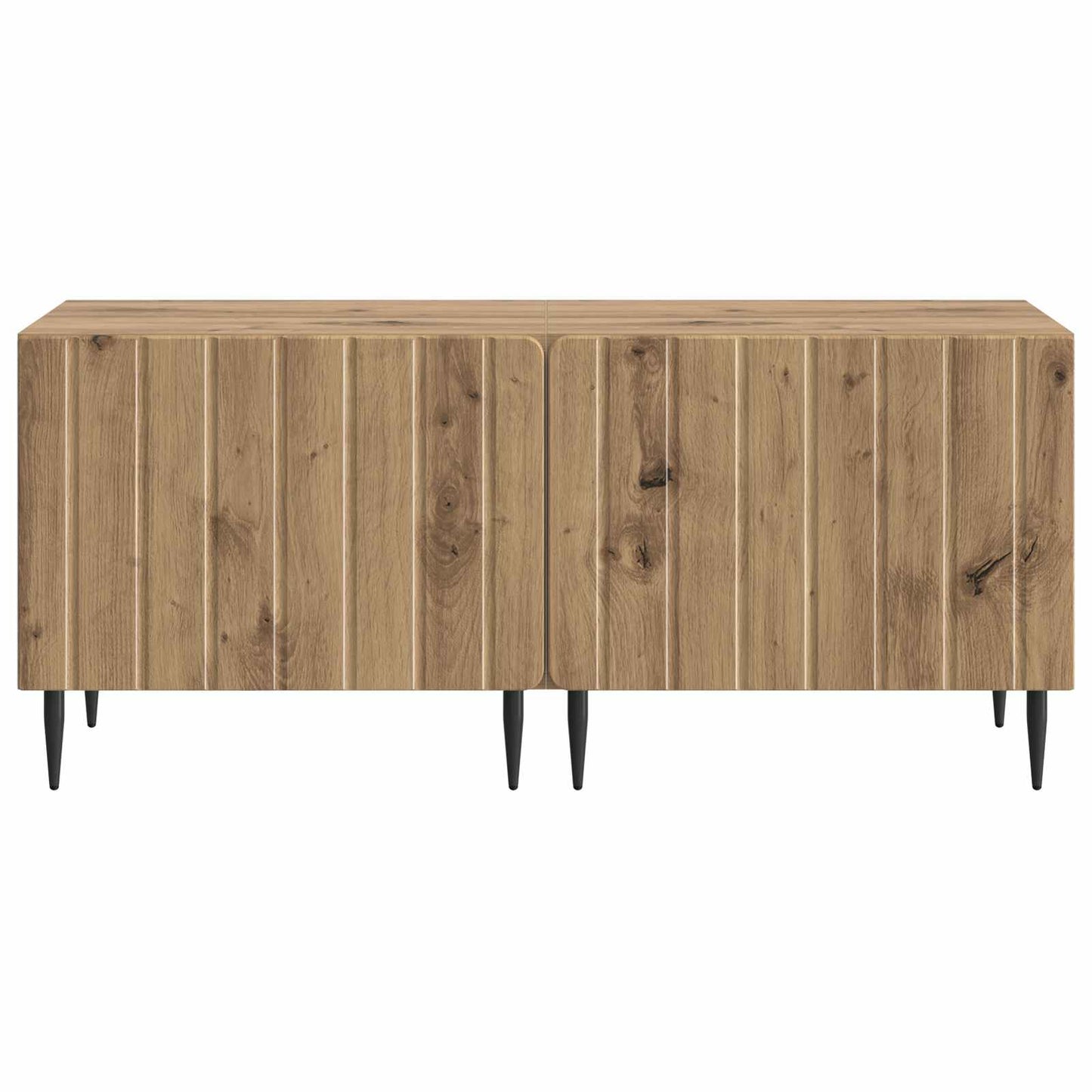vidaXL TV Cabinet Artisan Oak Engineered Wood