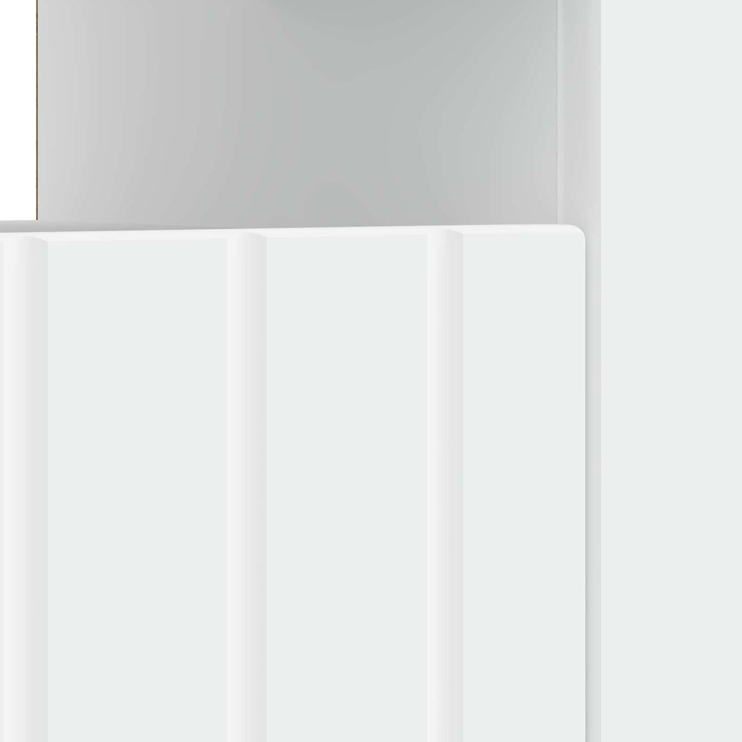 vidaXL LED TV Cabinet White Engineered Wood