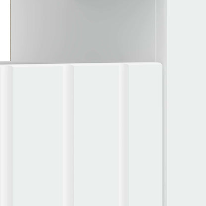 vidaXL LED TV Cabinet White Engineered Wood