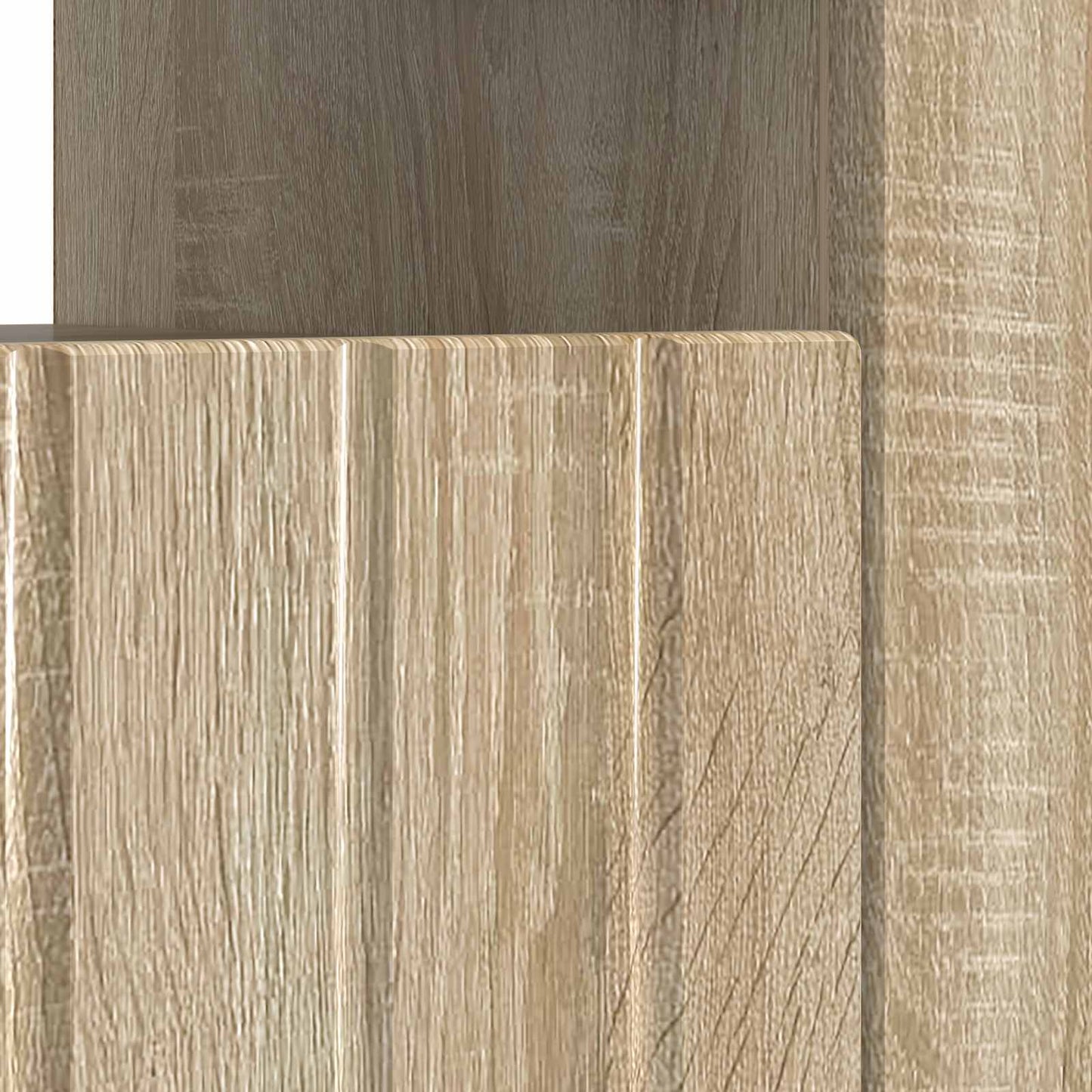 vidaXL LED TV Cabinet Sonoma Oak Engineered Wood