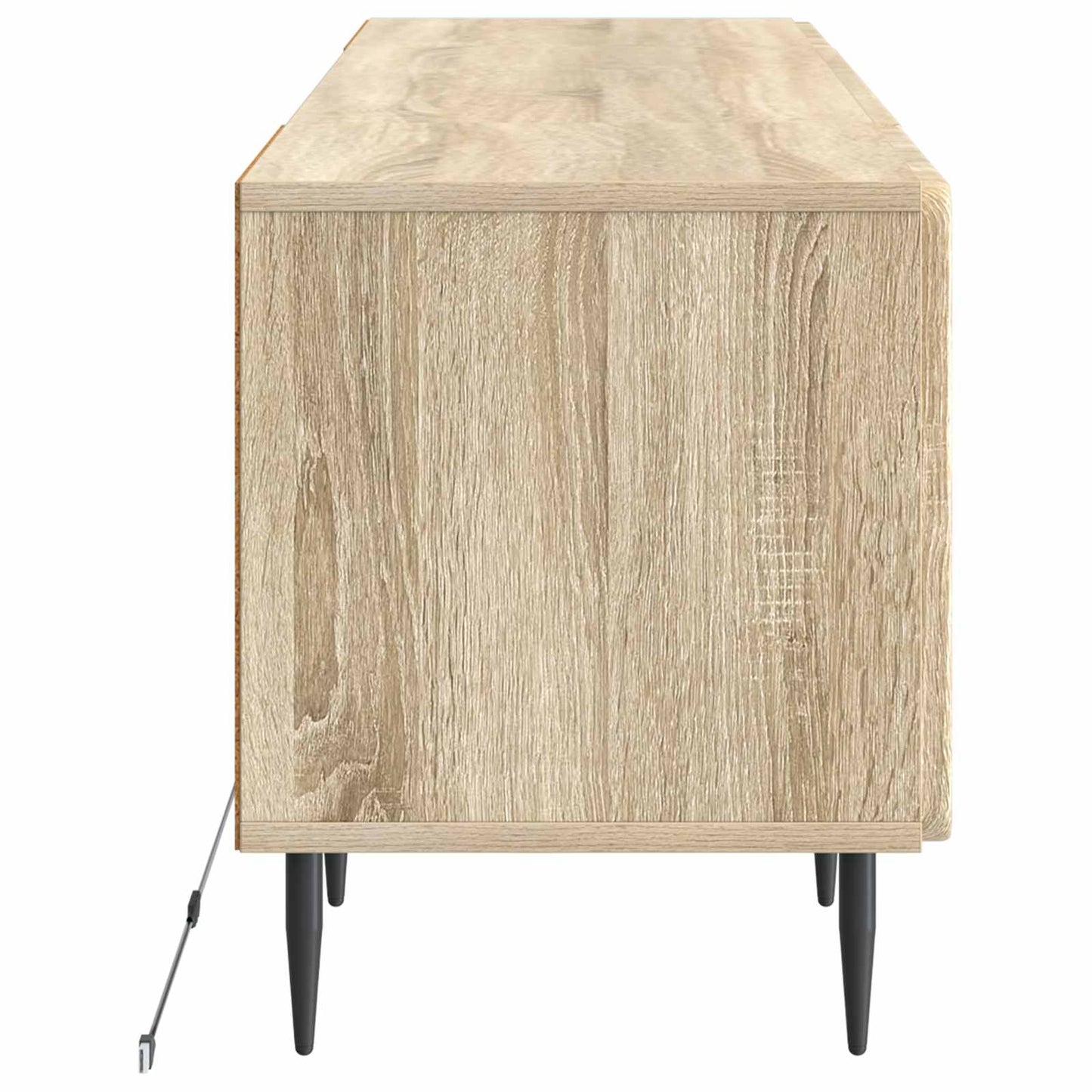 vidaXL LED TV Cabinet Sonoma Oak Engineered Wood