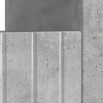 vidaXL LED TV Cabinet Concrete Grey Engineered Wood