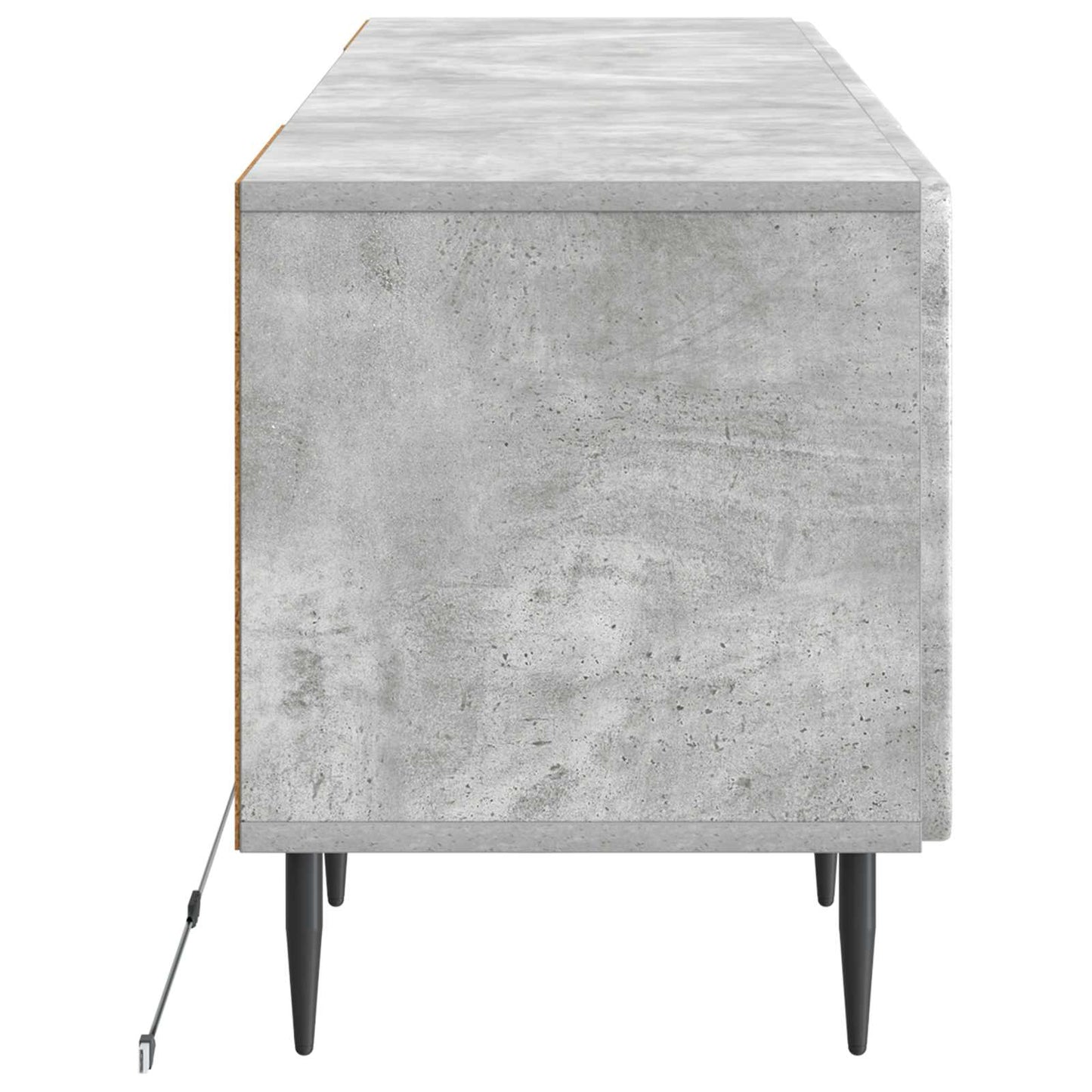 vidaXL LED TV Cabinet Concrete Grey Engineered Wood