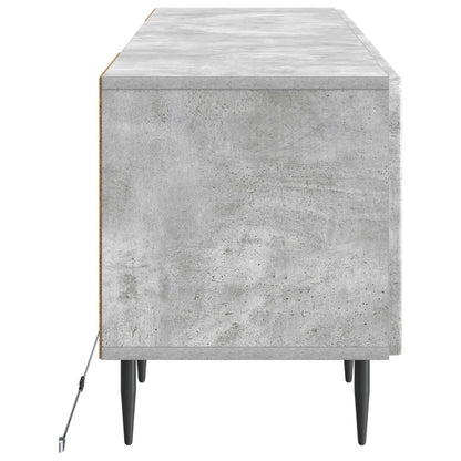 vidaXL LED TV Cabinet Concrete Grey Engineered Wood