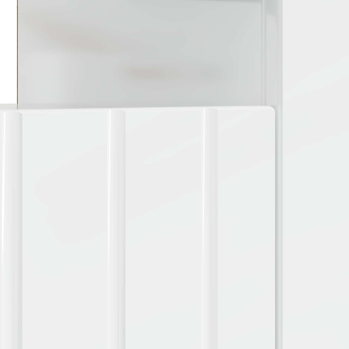 vidaXL LED TV Cabinet High Gloss White Engineered Wood