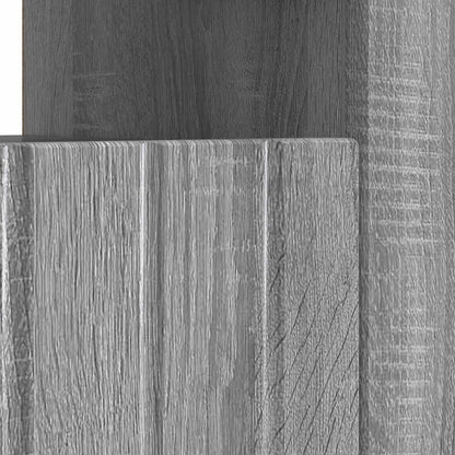 vidaXL LED TV Cabinet Grey Sonoma Engineered Wood