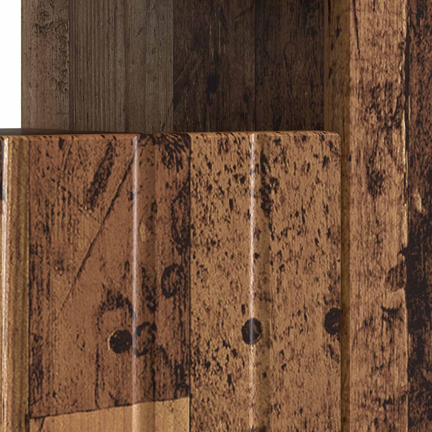 vidaXL LED TV Cabinet Old Wood Engineered Wood