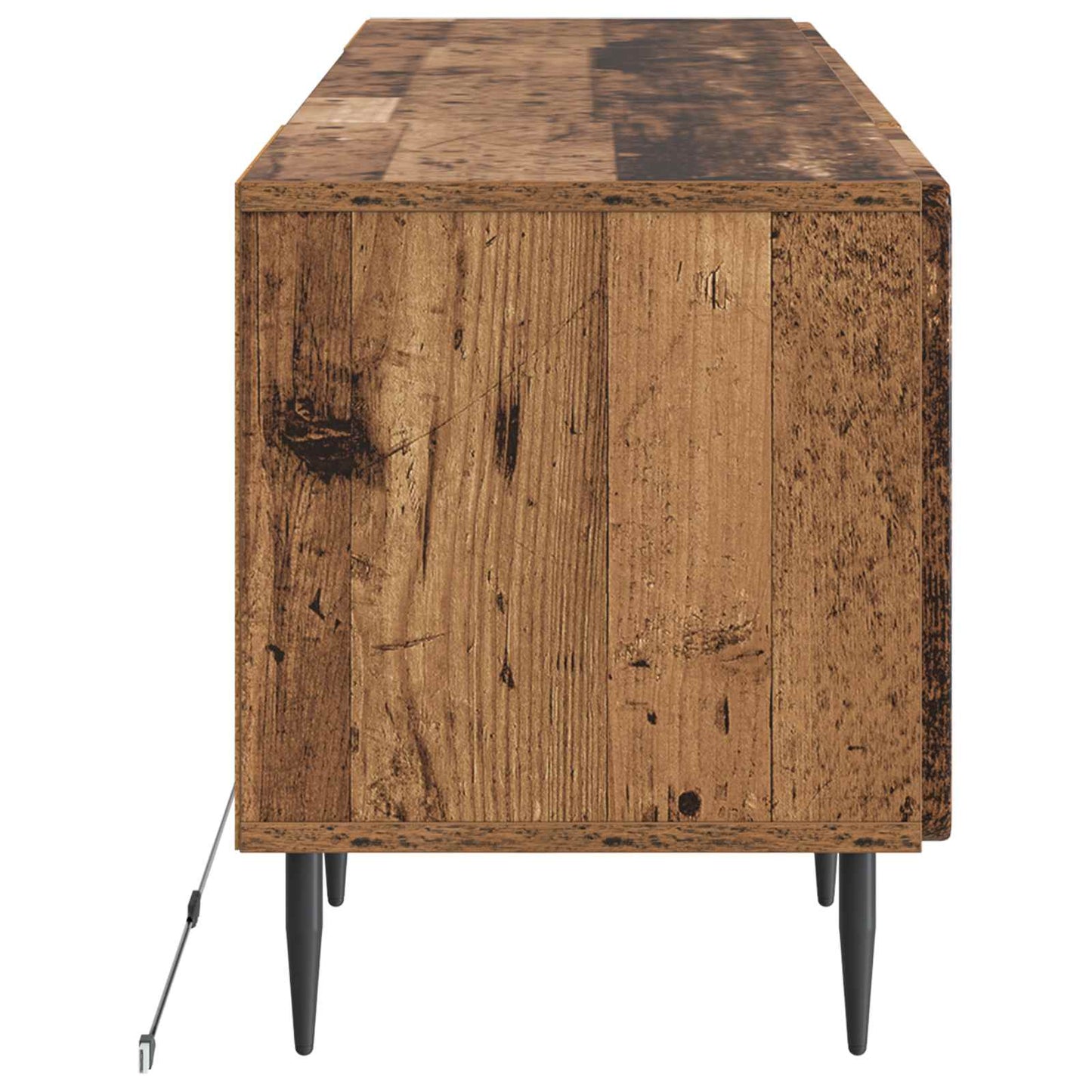 vidaXL LED TV Cabinet Old Wood Engineered Wood