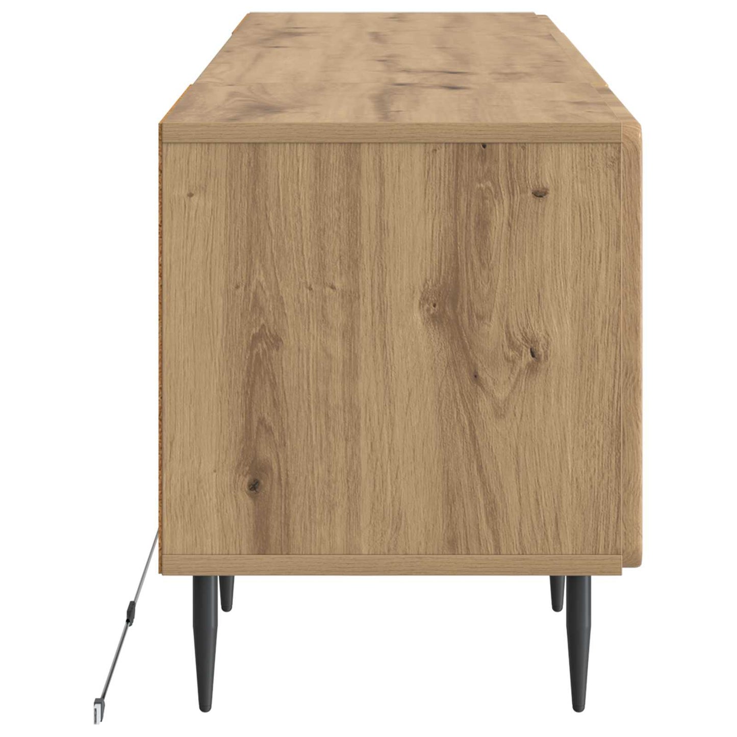 vidaXL LED TV Cabinet Artisan Oak Engineered Wood