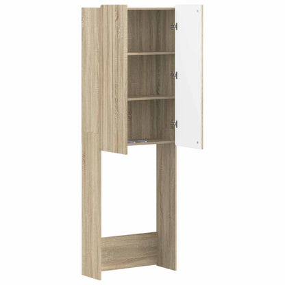 vidaXL Toilet Cabinet ZWOLLE Sonoma Oak 66 x 25.5 x 190 cm