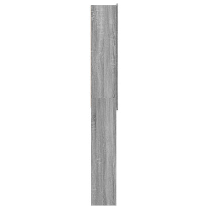 vidaXL Toilet Cabinet ZWOLLE Grey Sonoma 66 x 25.5 x 190 cm