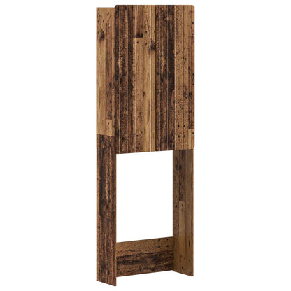 vidaXL Toilet Cabinet ZWOLLE Old Wood 66 x 25.5 x 190 cm