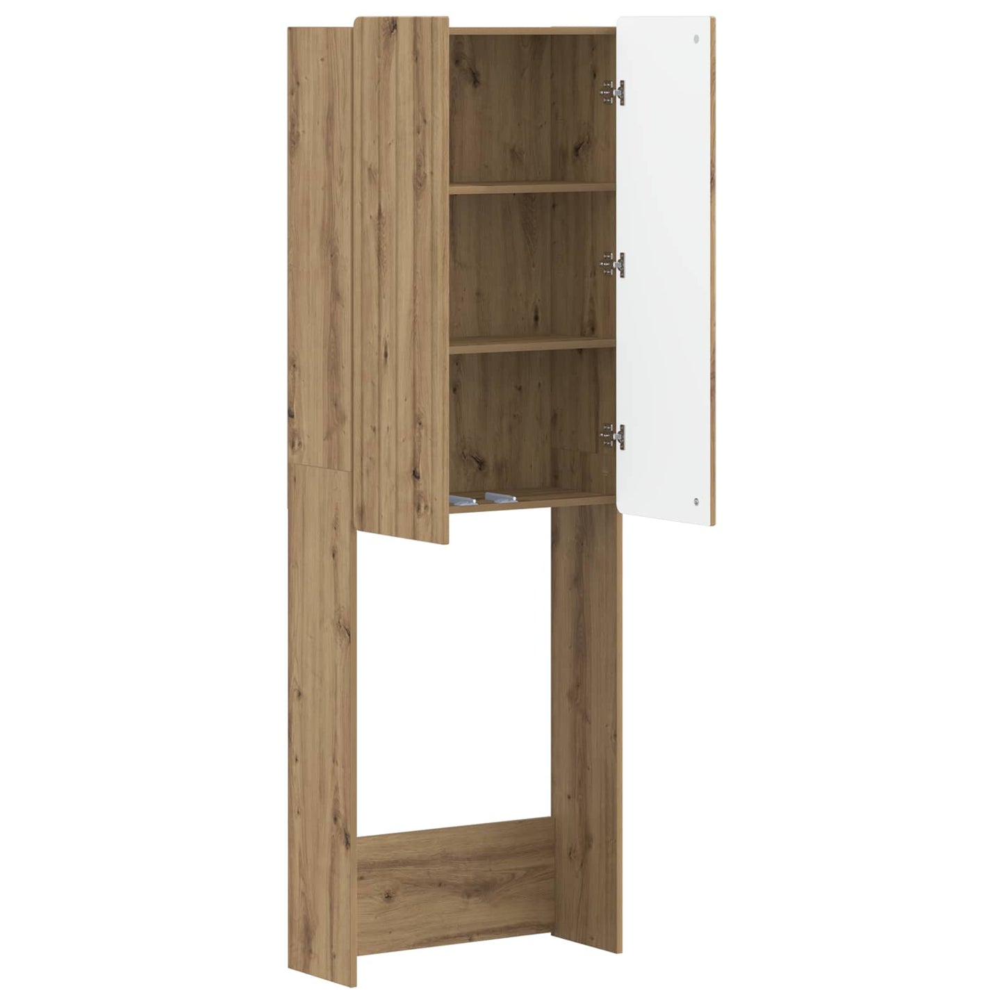 vidaXL Toilet Cabinet ZWOLLE Artisan Oak 66 x 25.5 x 190 cm