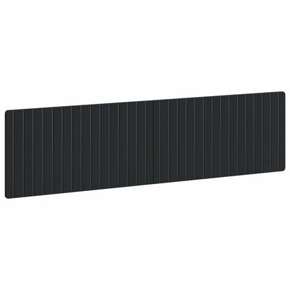 vidaXL Wall-Mounted Headboard ZWOLLE Black Engineered Wood